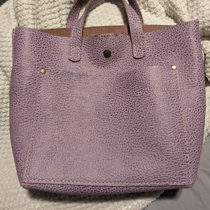Portland Leather Goods Lilac Mini Crossbody
